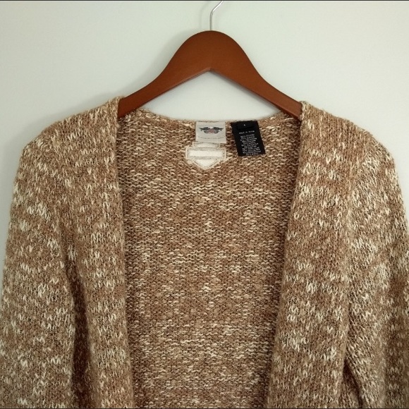 Harley Davidson open front cardigan size L - Picture 3 of 11